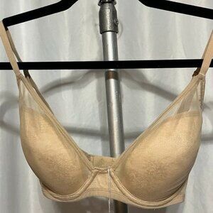 Natori 30DD Lightly Lined Underwire Bra Nude Beige Everyday Essential